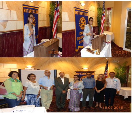In Rotary Club,Atlanta, USA - Motivational Talk
