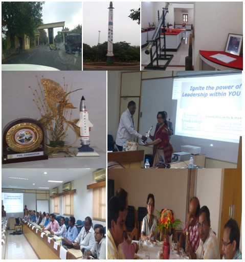 At Chadipur - Proof & Experimental Research receiving Rocket " Prithvi"