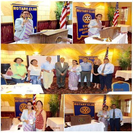 TALK on "Stress Management" @ Rotary International Druid Hills Atlanta, USA