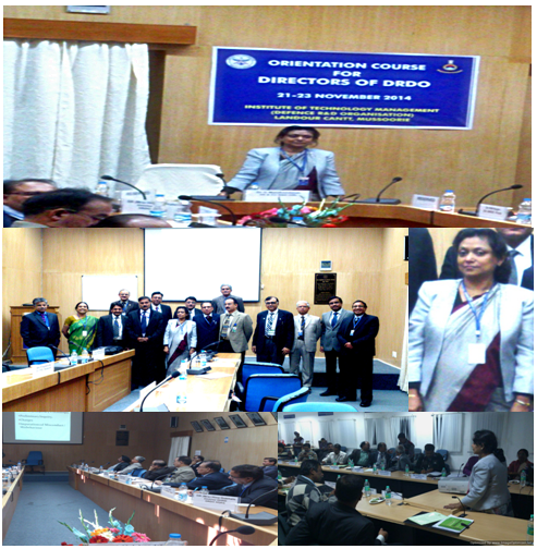 Conducting Orientation Program for the Directors of DRDO @ ITM , Mussoorie, UKD, India