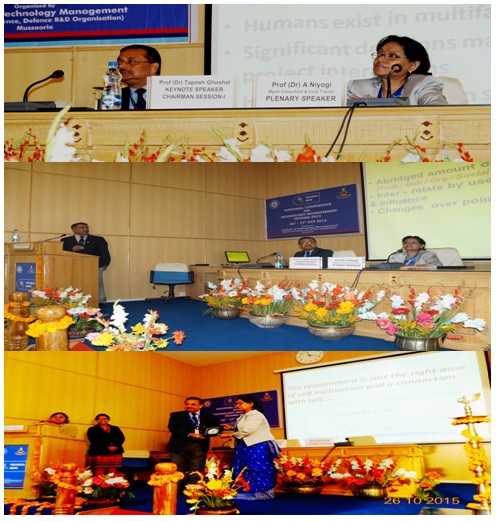 PLENARY SPEAKER @ TECHMA Conference 2015 held at ITM, DRDO, Mussoorie, Uttarakhand, India