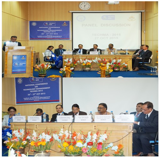 PANEL DISCUSSION @ TECHMA 2015 along with Vice Chancellors. Professors & Director General - Ord. Factory