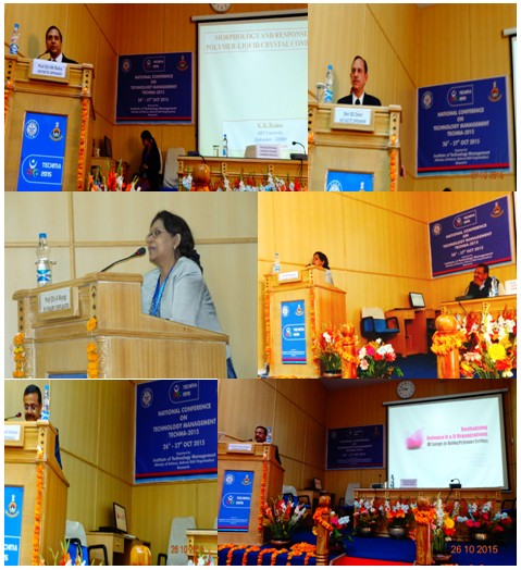 Speaker at TECHMA 2015 - Sharing the stage with Vice Chancellor Dr. Raina ( DIT University,UKD), Professor Ghoshal ( Jharkhand University) & Mr. Dimri ( Retd. Director General Ordnance Factory)& a few others..